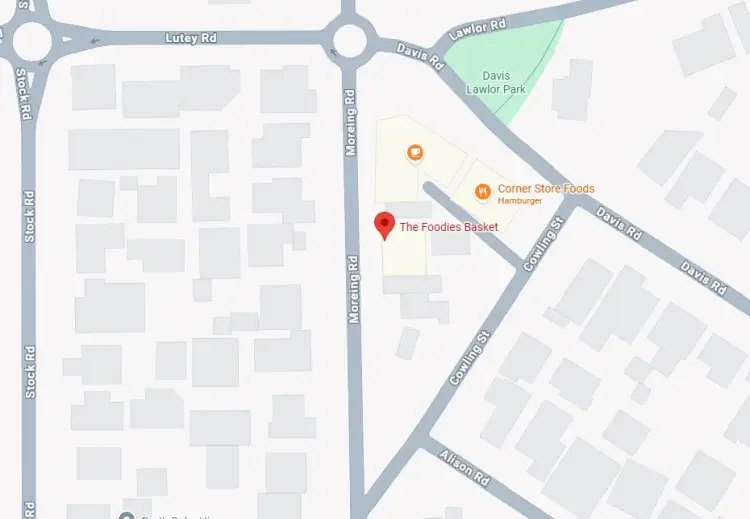 The Foodies Basket Myaree WA map