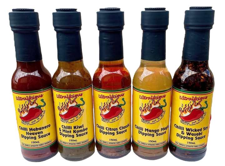 Ultralicious 2026 Dipping Sauce Range transparent background